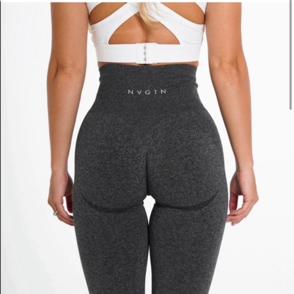 NVGTN Black Speckled Contour Seamless Leggings